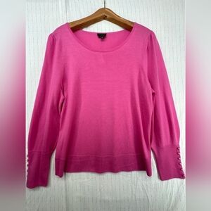 Talbots Merino Wool NWT Pink Barbiecore Size XL